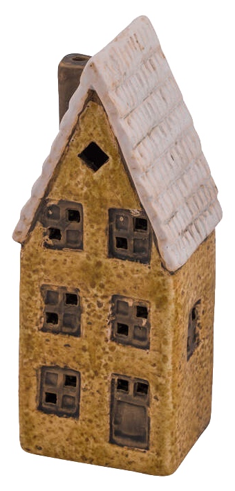 Keramik Deko Weihnachtshaus Haus Weihnachtsdorf Weihnachten Advent Geschenk 18,5cm H
