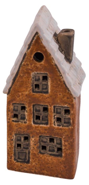 Keramik Deko Weihnachtshaus Haus Weihnachtsdorf Weihnachten Advent Geschenk 18,5cm H