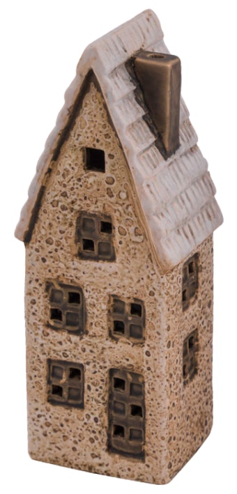Keramik Deko Weihnachtshaus Haus Weihnachtsdorf Weihnachten Advent Geschenk 18,5cm H