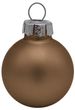 45 Weihnachtskugeln Christbaumkugeln Kupfer Braun Nougat 3cm Ø Christbaumschmuck Weihnachtsdeko 4