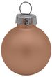 45 Weihnachtskugeln Christbaumkugeln Kupfer Braun Nougat 3cm Ø Christbaumschmuck Weihnachtsdeko 5