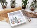 Geldgeschenk Weihnachten Gutschein Verpackung Weihnachten Berghütte Urlaub Schnee 5