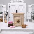 Wichtel Zubehör Sauna in Pink Miniatur Wellness Puppenhaus Frau Basteln Geschenk 2