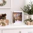 Geschenk Weihnachten Advent Nikolaus Gutschein Box LED Stadt Urlaub Winter 2