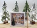 Geldgeschenk Idee Verpackung mit LED Weihnachtsmarkt Gutschein Einladung  4
