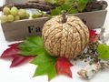 Deko Kürbis aus Seegras - ideal für Herbstdeko, Tischdeko für Boho Hochzeiten, Geburtstage oder natürliche Wohnakzente 7
