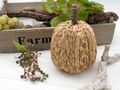 Kürbis Seegras-ideal für Herbstdeko, Tischdeko für Boho Hochzeiten, Geburtstage oder natürliche Wohnakzente 5