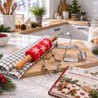 Backset Kinder Keksausstecher Geschenk Stern Mütze & Teigroller Weihnachten 2