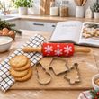 Backset Nudelholz Ausstechform für Plätzchen & Kekse - Kinder Backzubehör Geschenk  2
