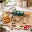 Backset Teigroller Ausstechformen für Plätzchen & Kekse Geschenk Advent 4