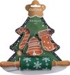 Backset 4-teilig Weihnachten – Nudelholz mit Silikon & 3 Ausstechformen  1