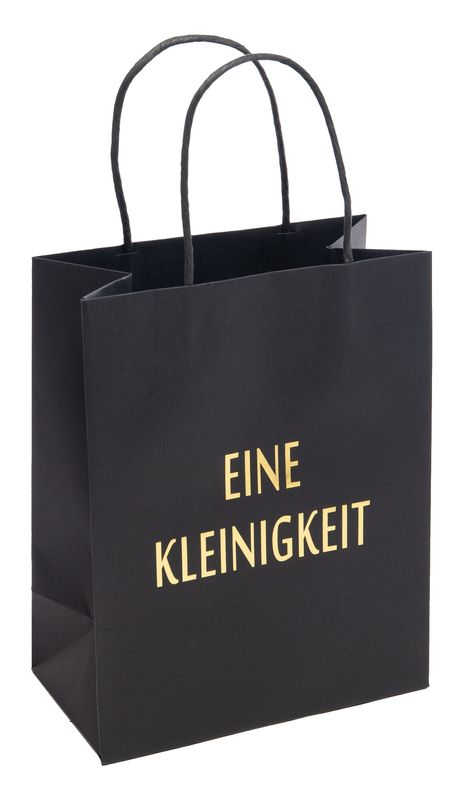 Papiertasche "Eine Kleinigkeit" Pflanztasche Wasserdicht Geschenk Tüte Geburtstag Weihnachten Hochzeit Deko