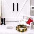 Miniatur Girlande mit Beleuchtung als Weihnachtsdeko für Puppenhaus und Wichteltür 2