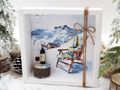 Geldgeschenk-Verpackung Winterurlaub Urlaub in Bergen - Österreich Dänemark Schweiz Slowenien Andorra 4