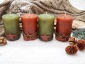 Adventskerzen Kerzen Stumpenkerzen für DIY-Adventskränze oder als liebevolle Geschenkidee und Tischdeko 3