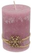 Adventskerzen Kerzen Rosa Schneeflocke Gold Adventskerzen Weihnachten Deko  2