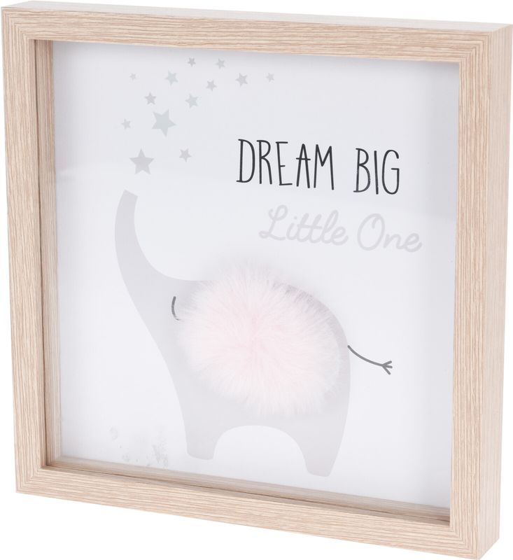 Bilderrahmen Holz Kinder Geburtstag Elefant Dream Big Little One 