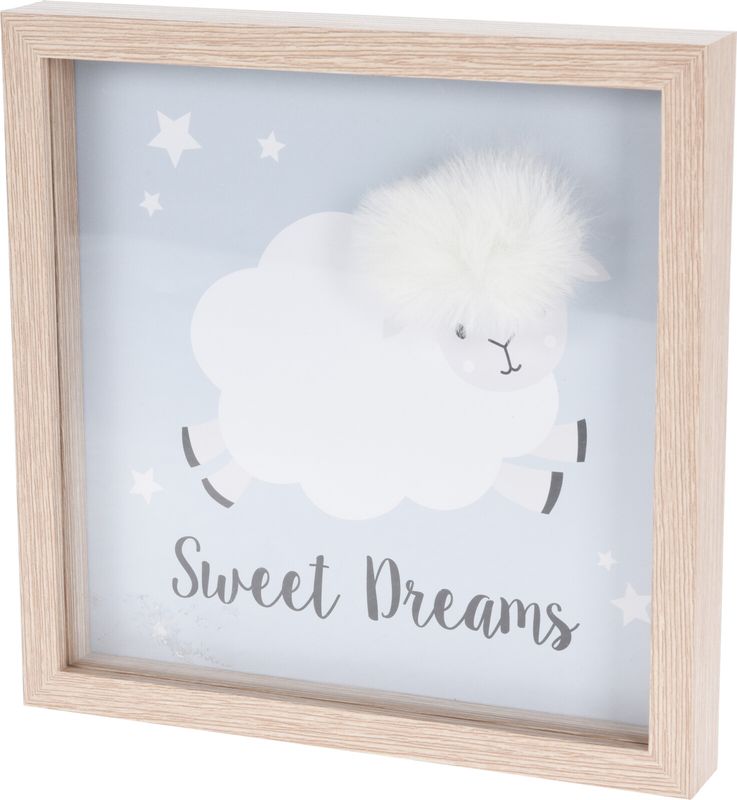 Bilderrahmen Holz Kinder Geburtstag Schaf Sweet Dreams