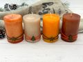 Adventskerzen 9cm H Ø ca. 6 cm Brenndauer ± 27h - ideal für Adventskranz, Weihnachten Gestecke und als Geschenk 2