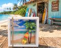 Geschenk Verpackung Surfen - Gutschein Box für Urlaub, Reise, Surfkurs oder Surfbrett 3