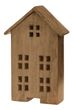 Deko Mango Holz Haus 19cm Fenster Weihnachten Geschenk Umzug 6