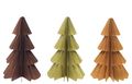 Weihnachtsbaum Papierbaum Hell- oder Dunkelbraun Olive Grün Tannenbaum Weihnachtsdeko Deko 14,5cm Klein 1
