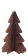 Weihnachtsbaum Papierbaum Dunkelbraun Tannenbaum Weihnachtsdeko Deko 14,5cm Klein 2