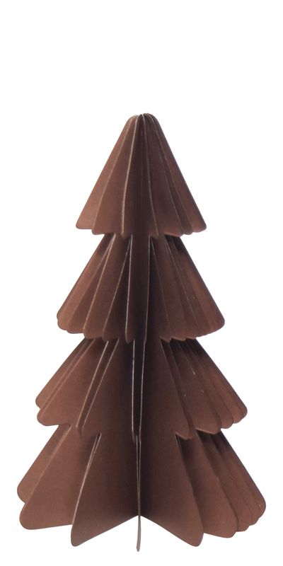 Weihnachtsbaum Papierbaum Dunkelbraun Tannenbaum Weihnachtsdeko Deko 14,5cm Klein