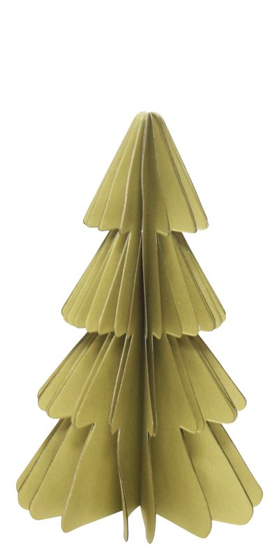 Weihnachtsbaum Papierbaum Olive Grün Tannenbaum Weihnachtsdeko Deko 14,5cm Klein