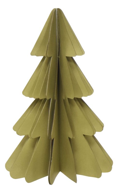 Weihnachtsbaum Papierbaum Olive Grün Tannenbaum Weihnachtsdeko Deko 24,5cm Groß
