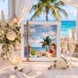 Geldgeschenk Box Urlaub Karibik Strandurlaub Hochzeit Frauen Geschenkidee Frau & Frau Frauenpaar  7