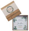 Geldgeschenk Verpackung Personalisiertes Geschenk Box Kommunion Konfirmation Kraft Fisch Eukalyptus 1