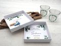 Geldgeschenk Verpackung Personalisiertes Geschenk Box Kommunion Konfirmation Weiß Fisch Eukalyptus 5
