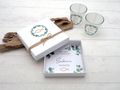 Geldgeschenk Verpackung Personalisiertes Geschenk Box Kommunion Konfirmation Weiß Fisch Eukalyptus 6