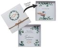 Geldgeschenk Verpackung Personalisiertes Geschenk Box Kommunion Konfirmation Weiß Fisch Eukalyptus 2