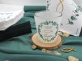 Tischdeko SET Deko Kommunion & Konfirmation mit Fisch & Eukalyptus für ca. 20 Personen mit personalisierten Windlichtern 4