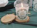 Kommunion & Konfirmation Deko - Tischdeko mit Fisch-Motiv, Servietten & personalisierten Windlichtern von ZauberDeko 3