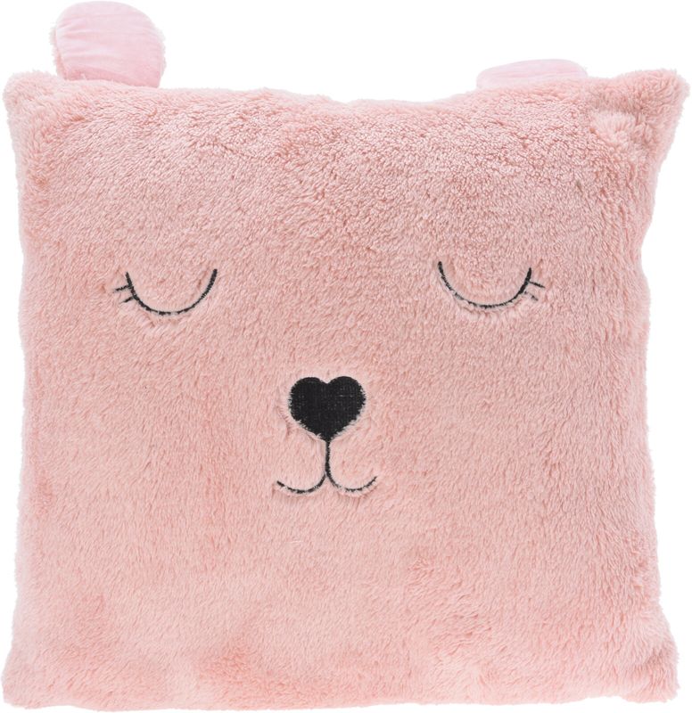 Kissen Tiere Rosa Kuschelkissen Kinderzimmer Deko 40x40cm