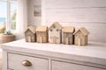 5 Treibholz Strandhäuser maritime Häuser für Tisch, Tablett, Regal, Fensterbank 5