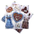 Servietten Oktoberfest Lederhose Dirndl Brezel Bayrisch Tischdeko Partydeko 20 Stück 1