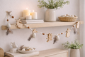 Oster Girlande 115cm mit Hasen & Eiern – Natur Deko in Creme Braun Weiß – Frühlingsdeko Fenster Wand Osterdeko 2