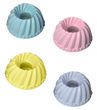 Muffin Kerzenhalter Stabkerzenhalter Kuchen Gugelhupf Törtchen Blau Gelb Pink Lila 8,5x8,5x4cm 1