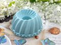 Muffin Kerzenhalter Stabkerzenhalter Kuchen Gugelhupf Törtchen Blau  3