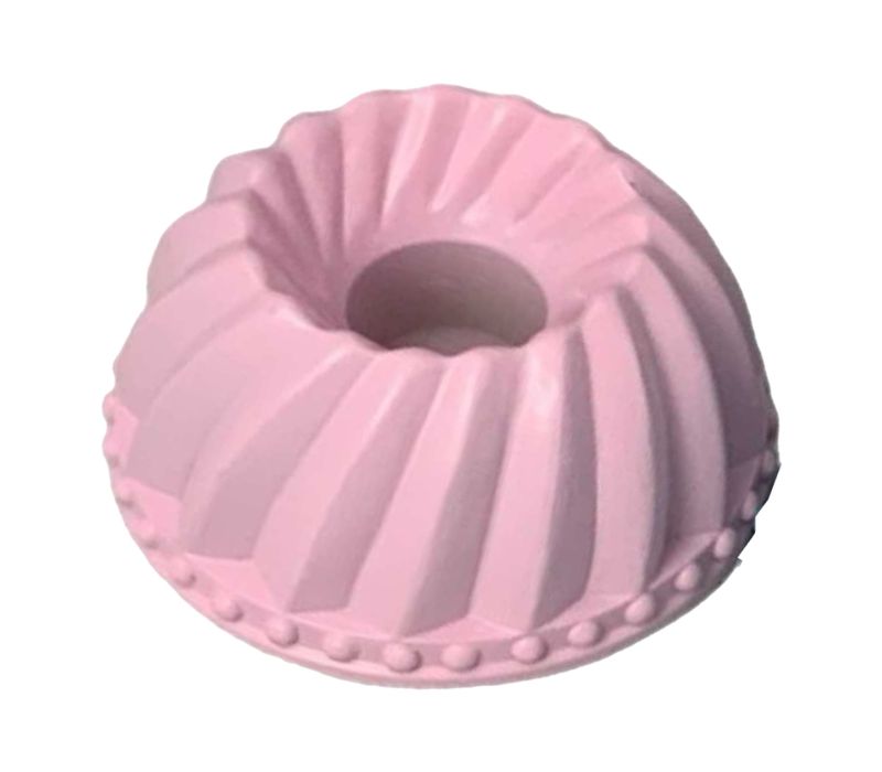 Muffin Kerzenhalter Stabkerzenhalter Kuchen Gugelhupf Törtchen Rosa 8,5x8,5x4cm