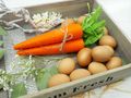 Große Karotten für Osterdekorationen Frühling Tischdekoration 4