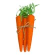  Möhren Deko Ostern Karotten Jute Osterkorb Basteln Gemüseladen Lebensmittelgeschäft  29cm lang 3 Stück 1