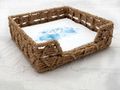 Serviettenhalter aus Seegras Natur Vintage 2