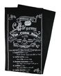 Tischläufer Schwarz Tischdecke Kaffee-Thema Küche Garten 100% Baumwolle 40x150cm 1