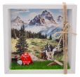 Geldgeschenk Verpackung Schweiz Berge Wandern Rucksack Reise Urlaub Gutschein  1