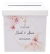 Briefbox Boho Blumen Rosa Kommunion Konfirmation Hochzeit Geburtstag Personalisiert Kartenbox 3